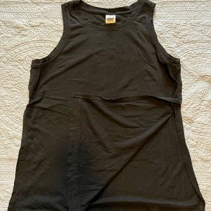Old Navy maternity tank top with side slits